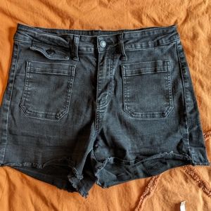 Judy Blue black denim jean shorts XL